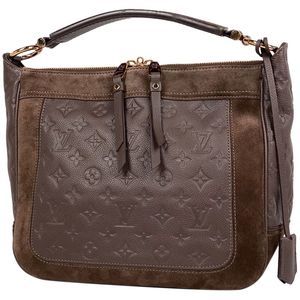 Louis Vuitton Oda Shoes PM Shoulder Bag Monogram Implant Ombre Brown